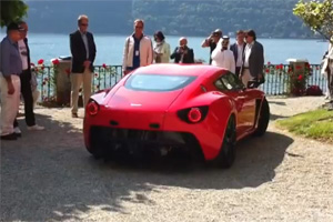 Aston Martin V12 Zagato at the 2011 Concorso d'Eleganza Villa d'Este Video