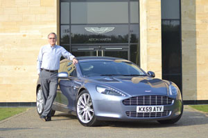 Aston Martin CEO shows his support for the Tsunami victims in Japan