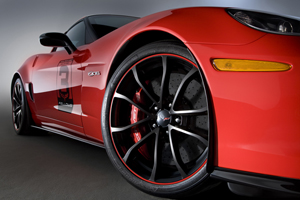 Chevrolet brings the Carlisle Blue Grand Sport and Ron Fellows Tribute Corvettes to SEMA