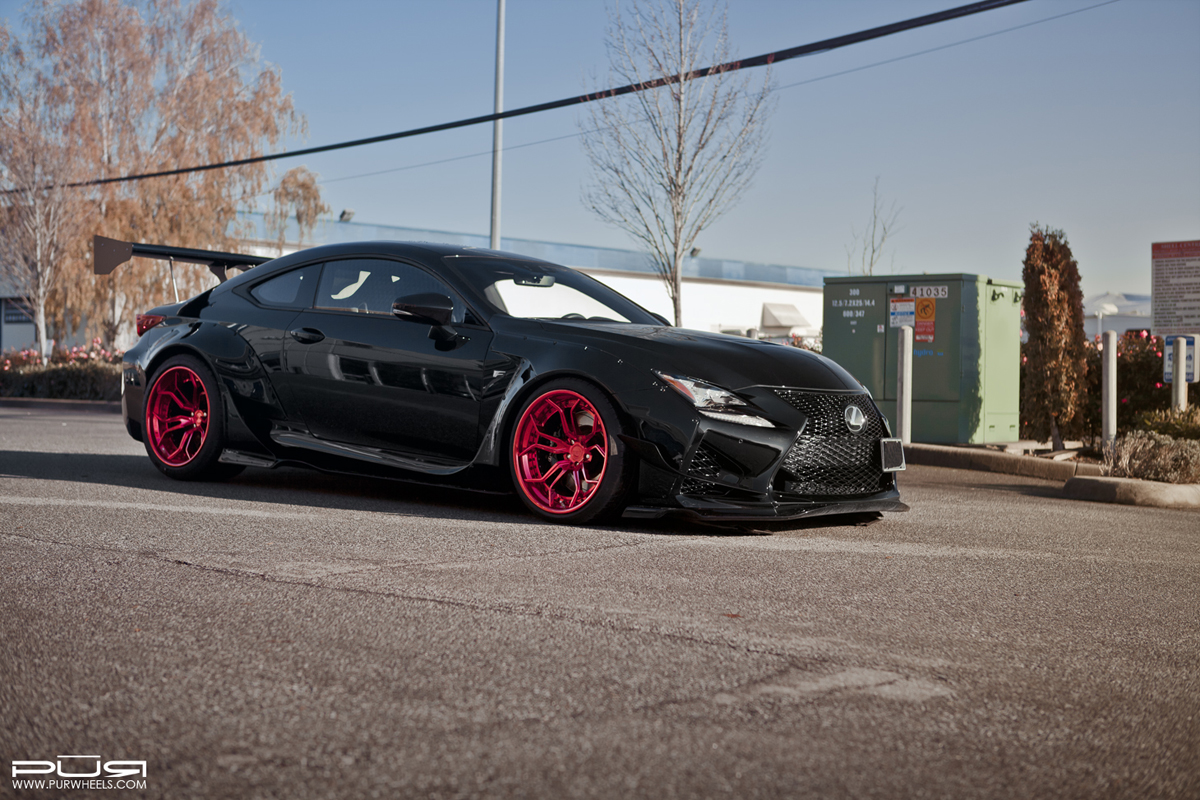 Rocket Bunny Lexus RC F with PUR LX10.V3 Wheels