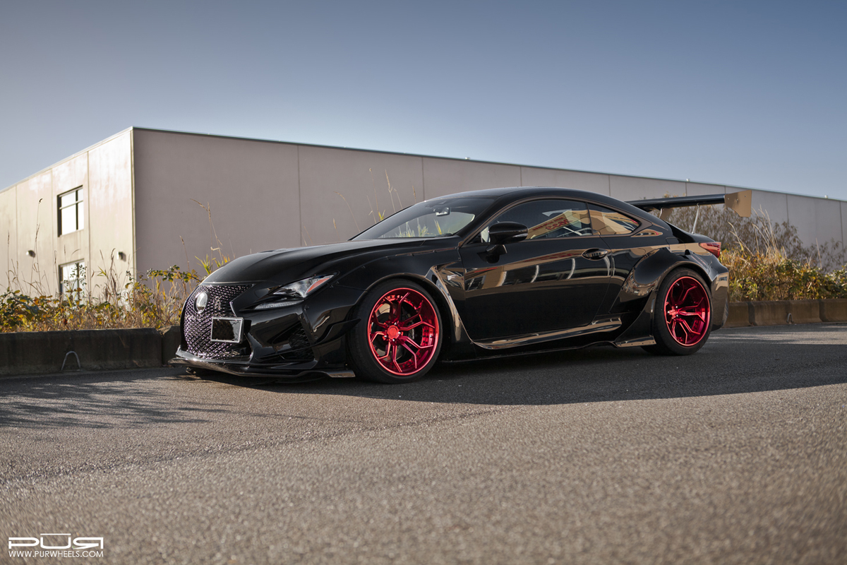 Rocket Bunny Lexus RC F with PUR LX10.V3 Wheels