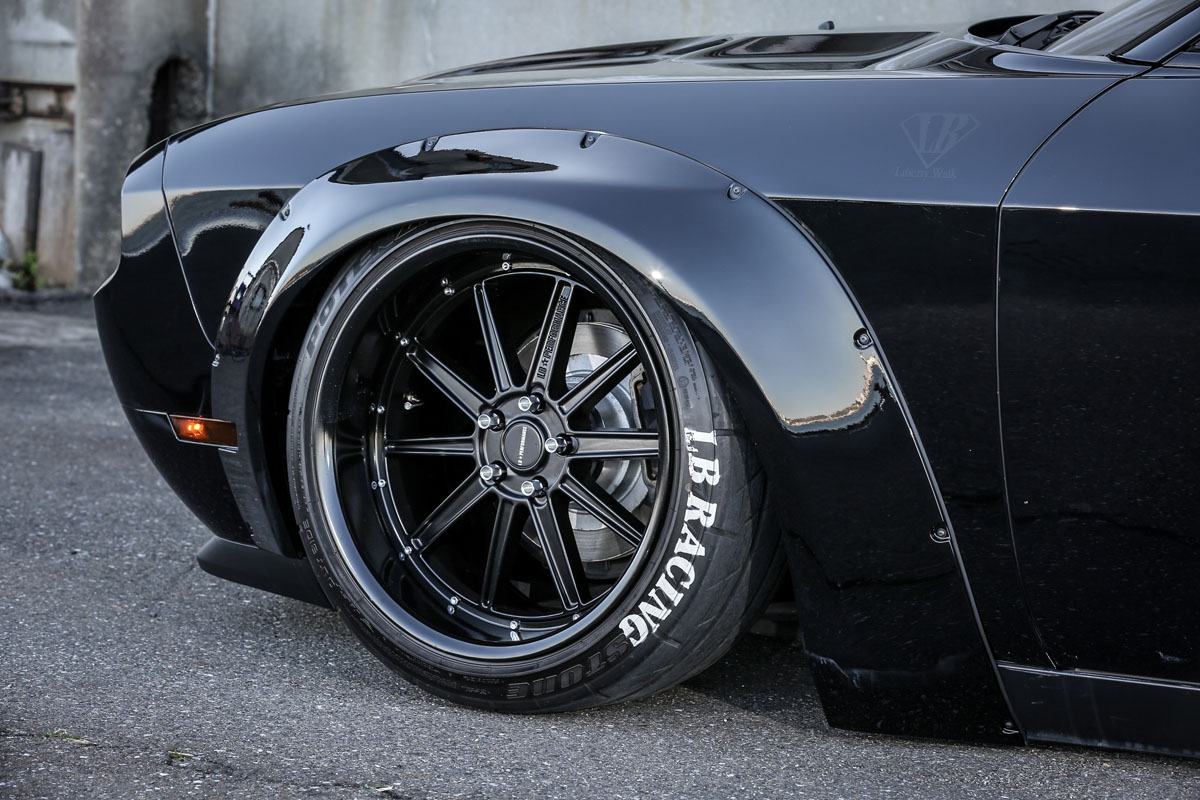 Liberty Walk Shows off their new Challenger Body Kit