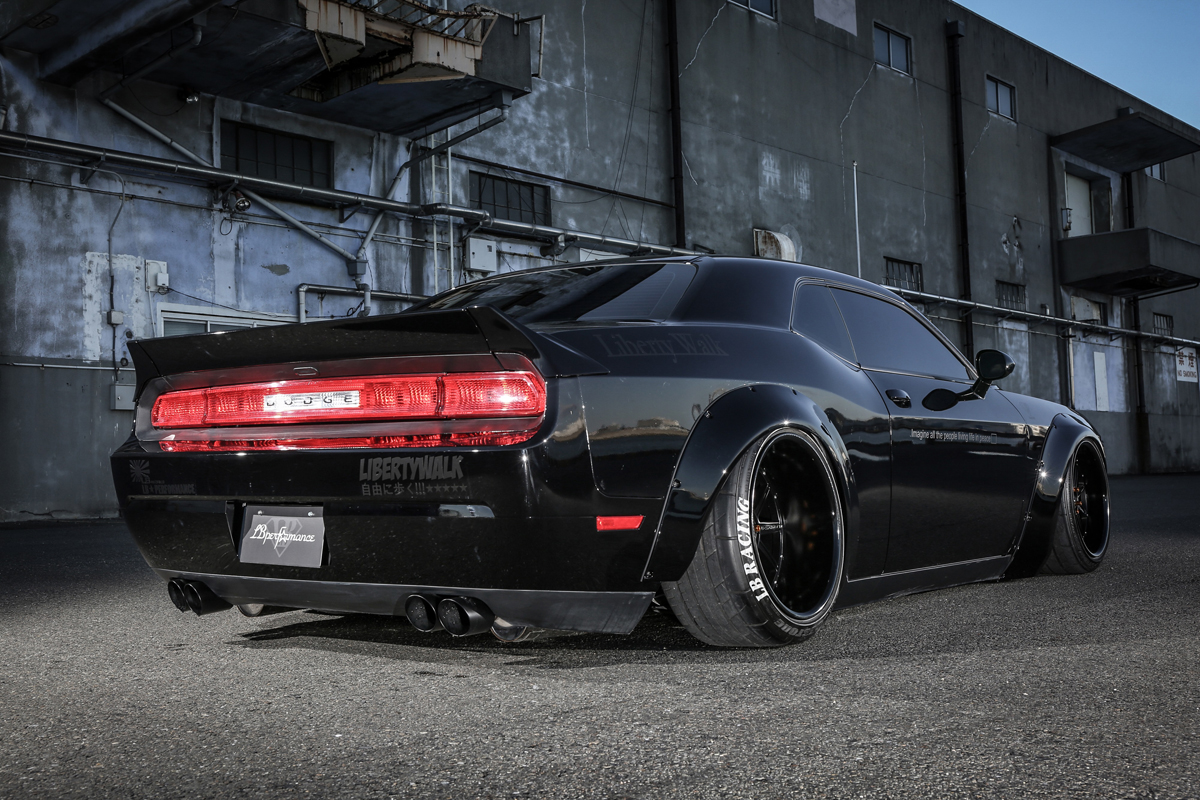 Liberty Walk Shows off their new Challenger Body Kit