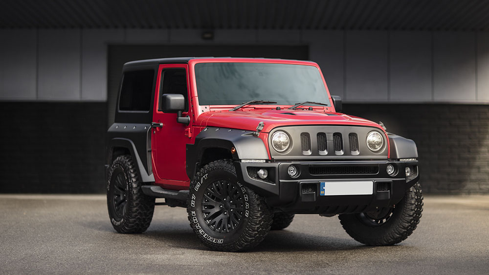 Roll on with the Chelsea Jeep Wrangler Black Hawk Wide Track