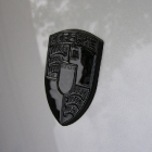 Black Porsche Crest