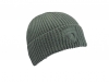 Shield Ribbed Knitted Cap