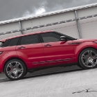 A Kahn Design Red Evoque Driven by Amy Willerton