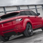 A Kahn Design Red Evoque Driven by Amy Willerton