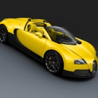 Bugatti Veyron Grand Sport Yellow and Black Carbon