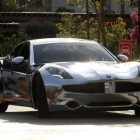 Justin Bieber\'s Chrome Fisker Karma