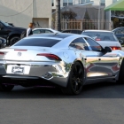 Justin Bieber\'s Chrome Fisker Karma