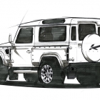 Kahn Land Rover Defender Concept 17 Initial Sketch