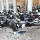 Lamborghini BMW Dealership Crash