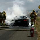 Lamborghini Aventador Test Drive Fire