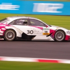 Katherine Legge in the No. 15 Audi RS4 at Speed