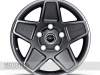 Mondial Wheels in Rugged Satin Grey