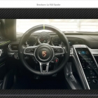 Porsche 918 Sypder Brochure Leak