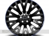 RS Wheels in Black & Blue Stripe