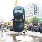 SLS AMG Pond Crash